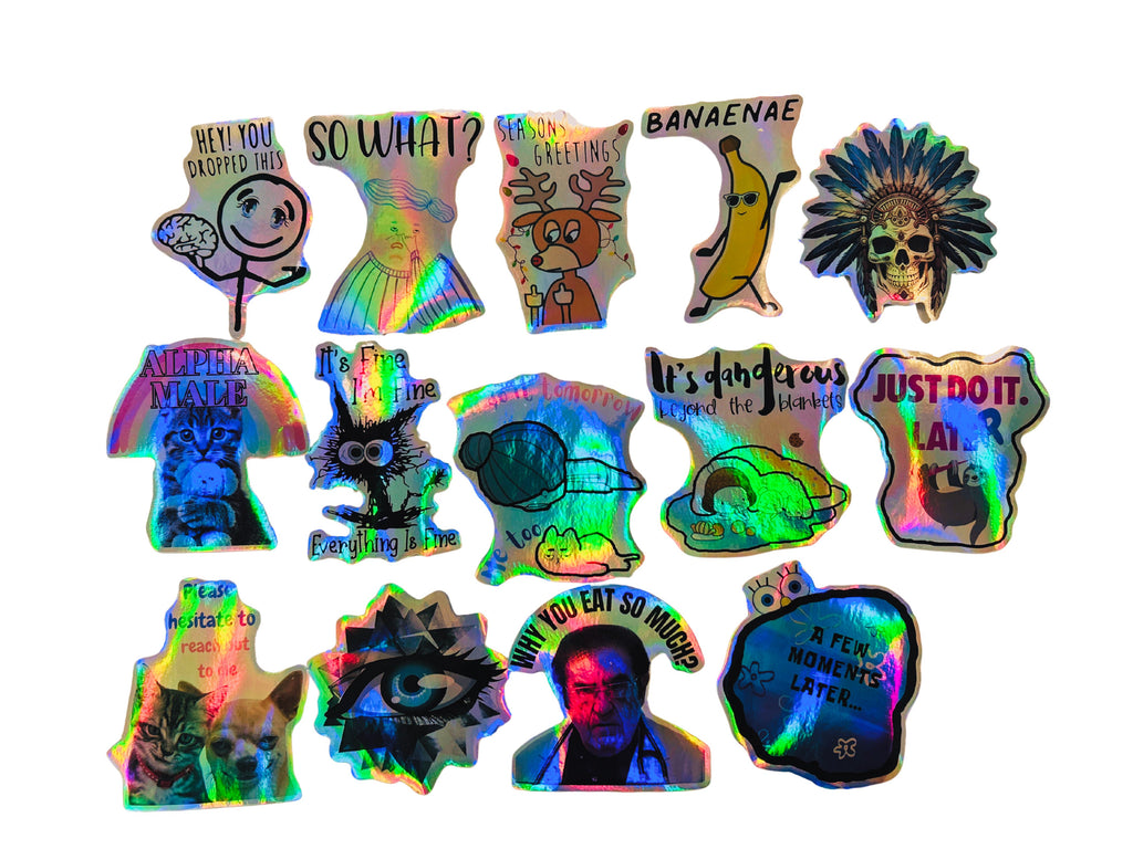 Holographic Stickers — Set of 10