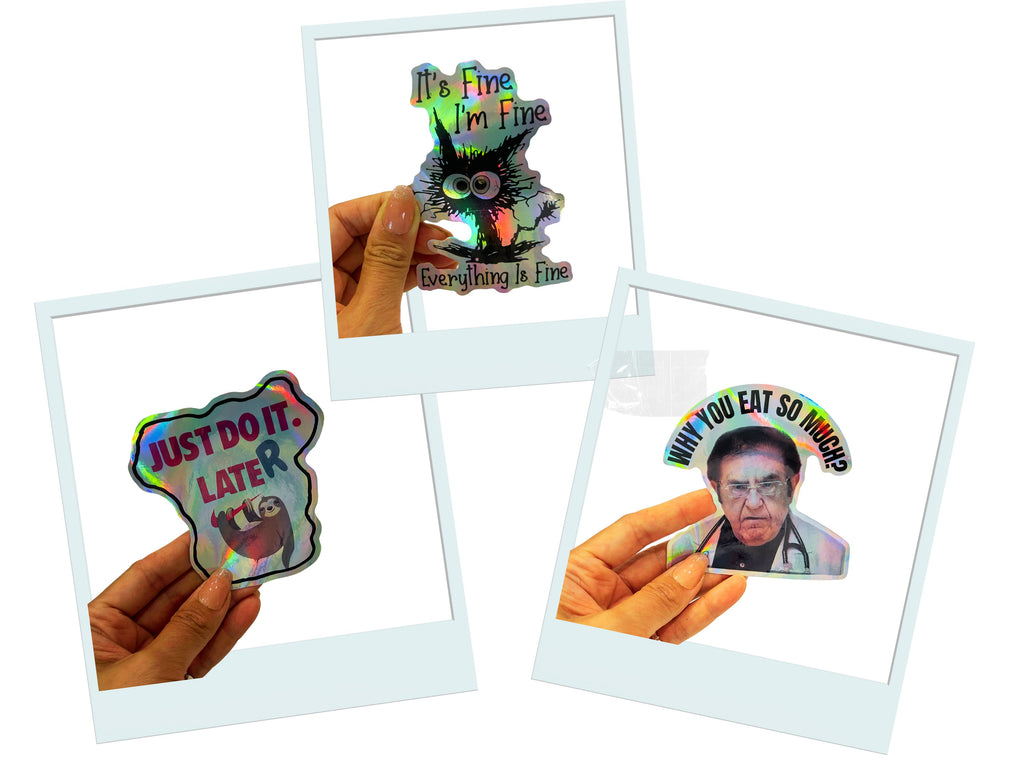Holographic Stickers — Set of 10